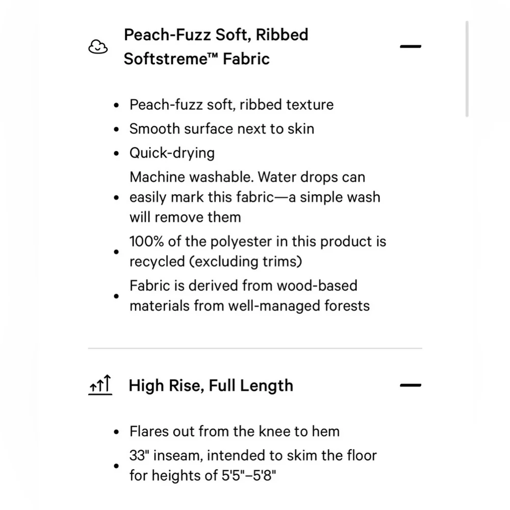 NWT Lululemon Ribbed Softstreme Flared Pant Regular Black LW5GVKS SIZE 4 $128 - Picture 5 of 6